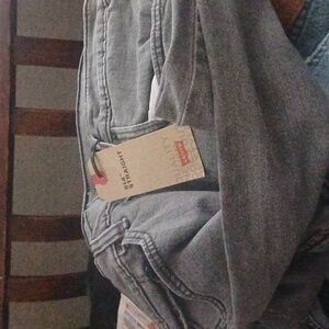 New never been worn Levi's 514's 36×30 light grey